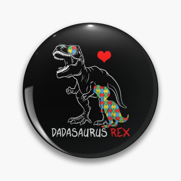 Item preview, Dadasaurus Daddy Rex Autism Awareness designed and sold by HezekiahMainPr.