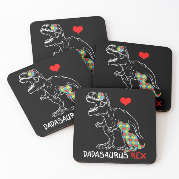 Item preview, Dadasaurus Daddy Rex Autism Awareness designed and sold by HezekiahMainPr.