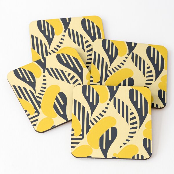 Item preview, Yellow and black pattern designed and sold by TogetherDshop.