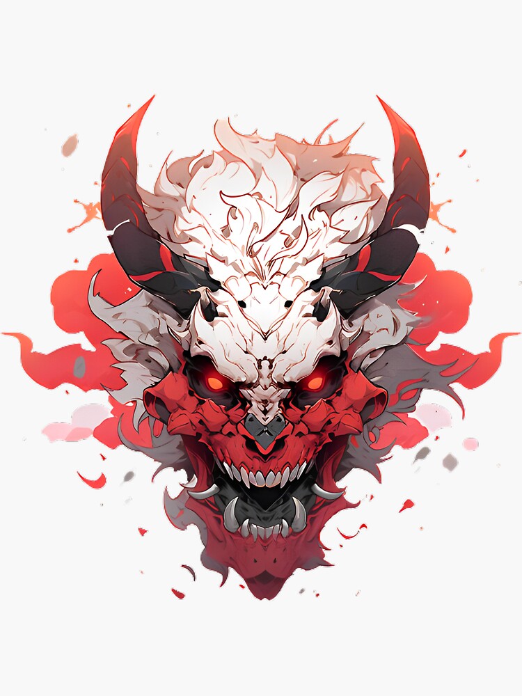 Concept character - art style of Demon Slayer Original Digital Art Sticker  for Sale by Anime For You
