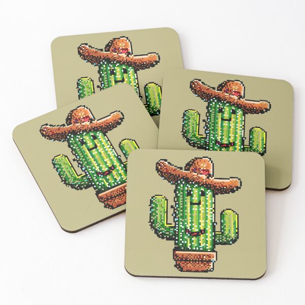 Item preview, Pixelus Artus Happy Cactus designed and sold by Doctrine-Design.