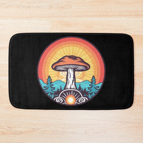 Item preview, Mushroom Retro Psychedelic Shroom Art designed and sold by Trippinink-.