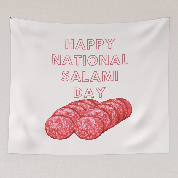 Item preview, Happy National salami day designed and sold by Simo0455.