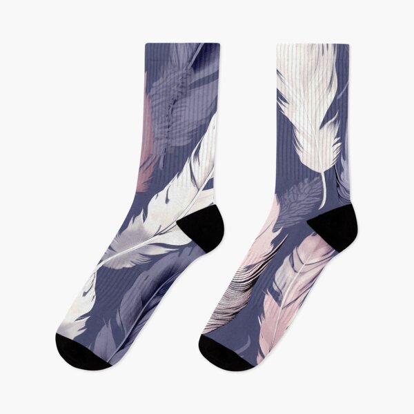 Item preview, Feathers - Lavender, blush, navy, gray, silver 3 designed and sold by Highlandkings.