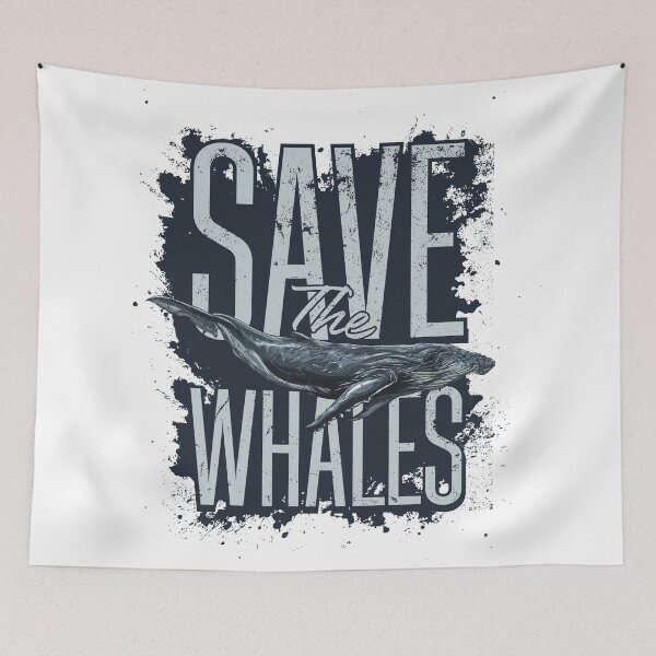 Item preview, Save the whales designed and sold by addict2reading.