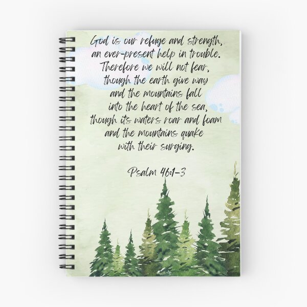 Item preview, Salmo 46: 1-3 versículos de la Biblia en acuarela designed and sold by GracefulGems.