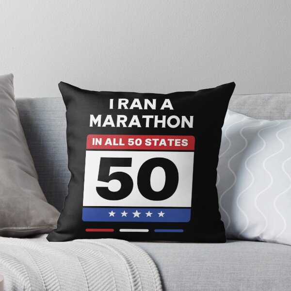 Item preview, I Ran a Marathon in all 50 States 50 State Marathon Challenge designed and sold by Uppercase Tees.