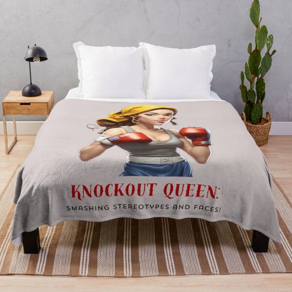 Item preview, Knockout Queen Boxing Girl Fighter designed and sold by ojdart.
