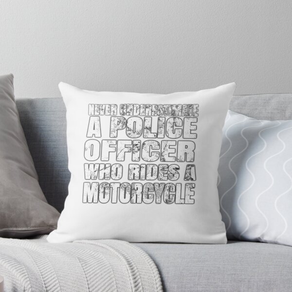 Item preview, Never Underestimate A Police Officer That Rides A Motorcycle designed and sold by Kiwi-Tienda2017.