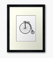 Penny Farthing Bicycle Framed Print