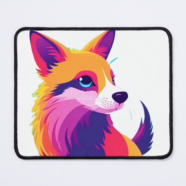 Item preview, Colourful Fox Art designed and sold by TheTrippyPickle.