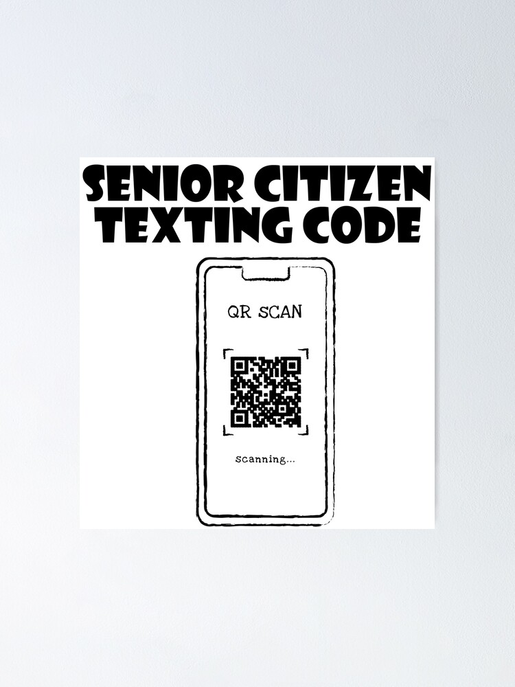 Funny Senior Citizen's Texting Code Fathers Day For Grandpa Shirt