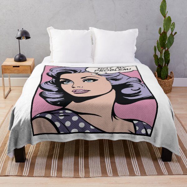 Item preview, Not my problem, pop art girl designed and sold by PaulSDesign.