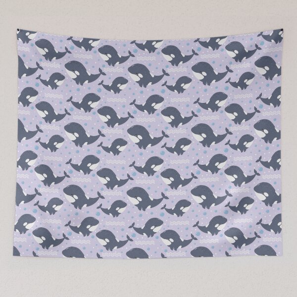 Item preview, Orca Whale Patterns designed and sold by franktact.