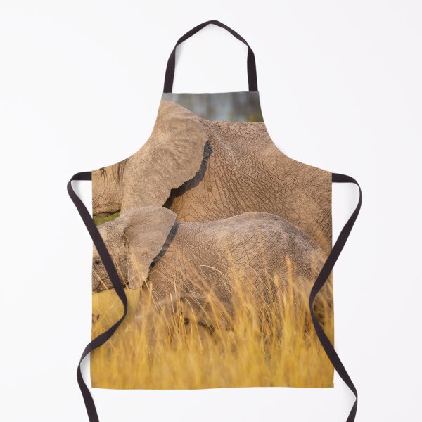 Item preview, Female and Calf Elephant Botswana Africa designed and sold by PhotoArt by Joan Carroll.