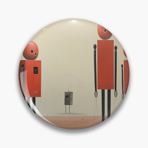 Item preview, The Robots on the Horizon designed and sold by KingAbyss.