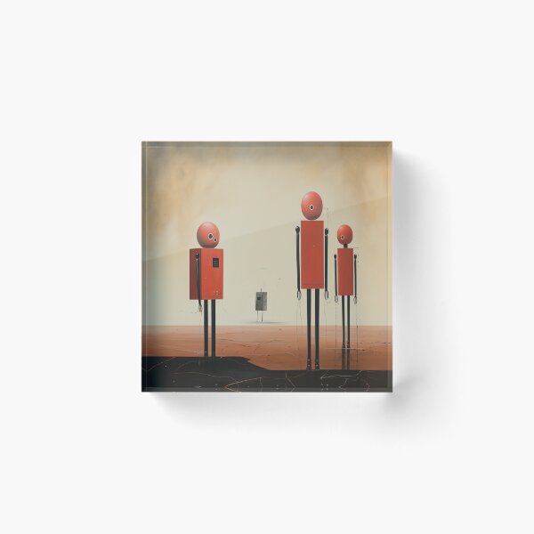 Item preview, The Robots on the Horizon designed and sold by KingAbyss.