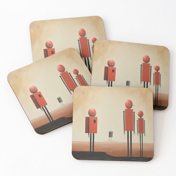 Item preview, The Robots on the Horizon designed and sold by KingAbyss.