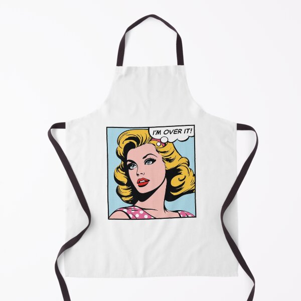 Item preview, I'm over it, pop art girl designed and sold by PaulSDesign.