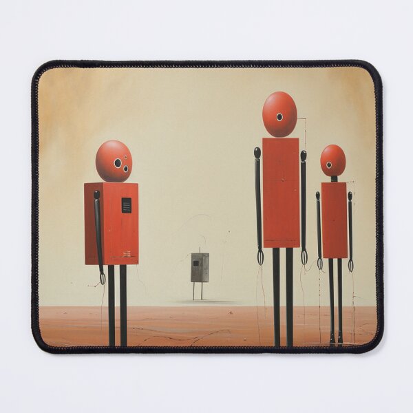 Item preview, The Robots on the Horizon designed and sold by KingAbyss.