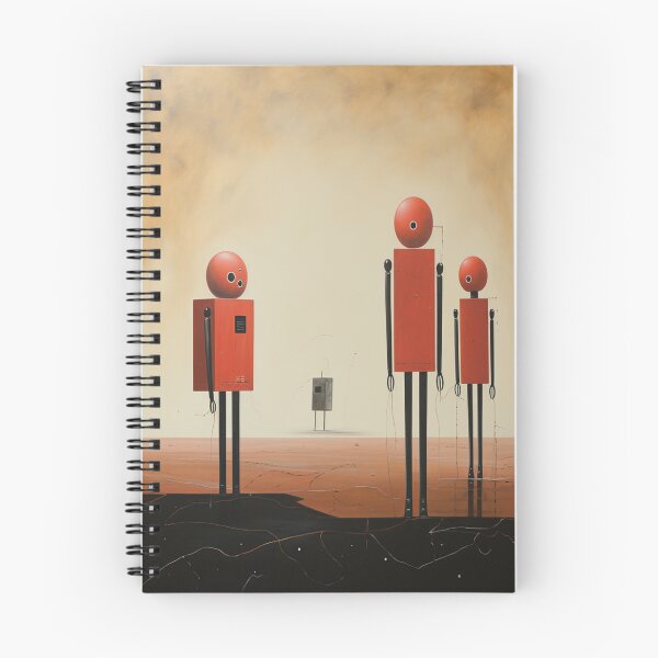 Item preview, The Robots on the Horizon designed and sold by KingAbyss.