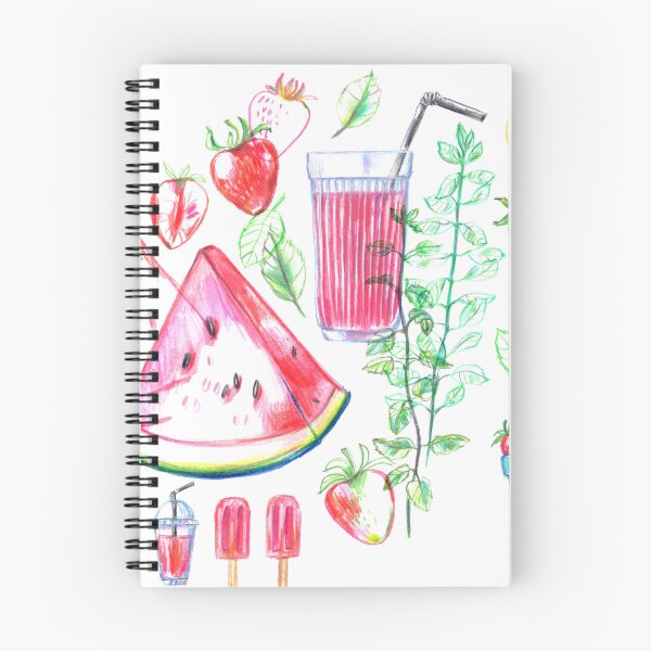 Item preview, Watermelon and strawberry smoothie drink recipe designed and sold by bokasin.