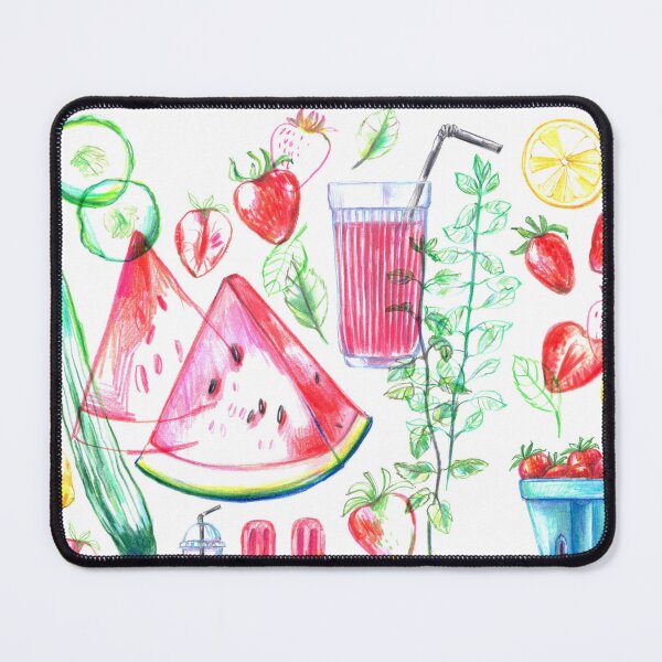 Item preview, Watermelon and strawberry smoothie drink recipe designed and sold by bokasin.