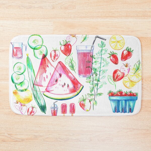Item preview, Watermelon and strawberry smoothie drink recipe designed and sold by bokasin.