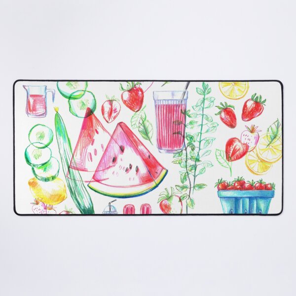 Item preview, Watermelon and strawberry smoothie drink recipe designed and sold by bokasin.
