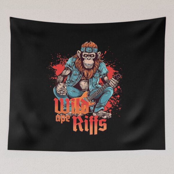 Item preview, Wild ape riffs designed and sold by hamishby.