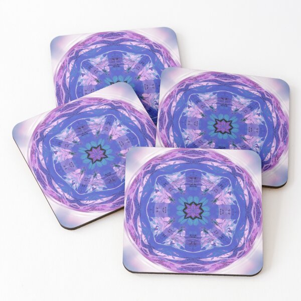 Item preview, Flower Mandala Design Circle Energy Color Wheel Purple Violet Cross designed and sold by WinfinityDesigns.