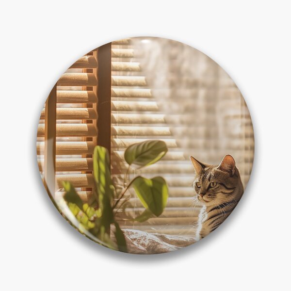Item preview, Cat in sunny window designed and sold by SameeraDammeyer.
