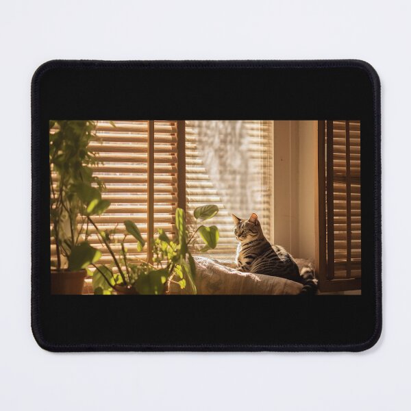 Item preview, Cat in sunny window designed and sold by SameeraDammeyer.