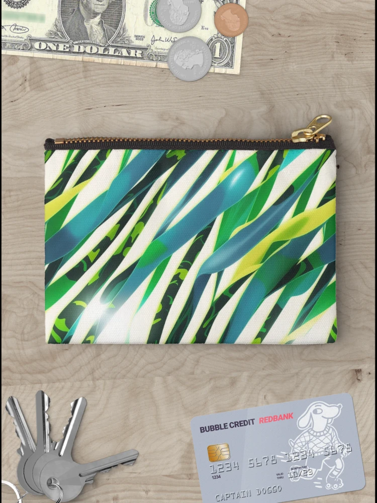 Thumbnail 3 of 4, Zipper Pouch, Jungle Glass pattern designed and sold by Rothnaric.