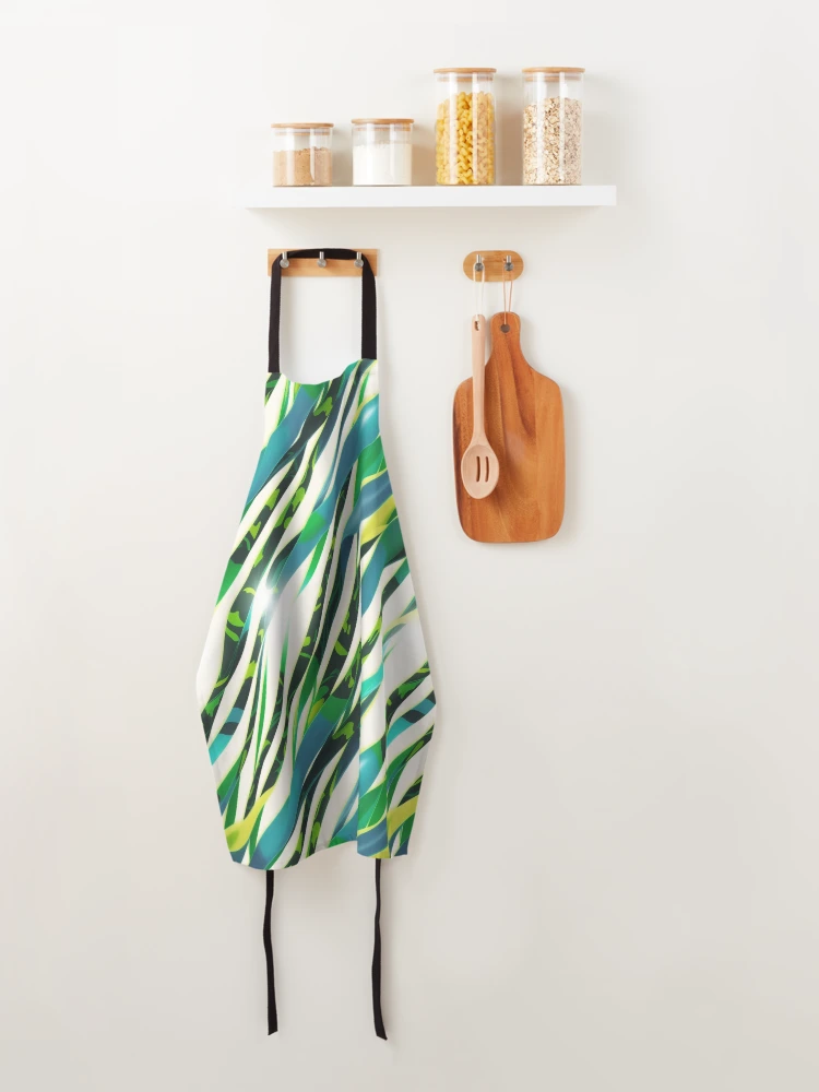 Thumbnail 4 of 6, Apron, Jungle Glass pattern designed and sold by Rothnaric.