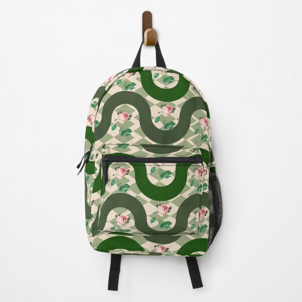 Item preview, Abstract waves and floral pattern v3 designed and sold by ThiagoSDantas.