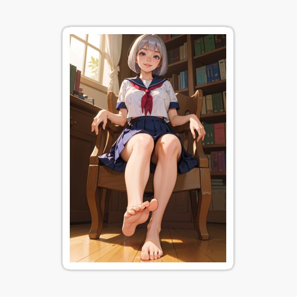 Item preview, anime school girl designed and sold by HazeAnime.