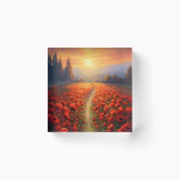 Item preview, Remembrance Day - Poppy Field with Poppy Flowers  designed and sold by farhanhafeez.