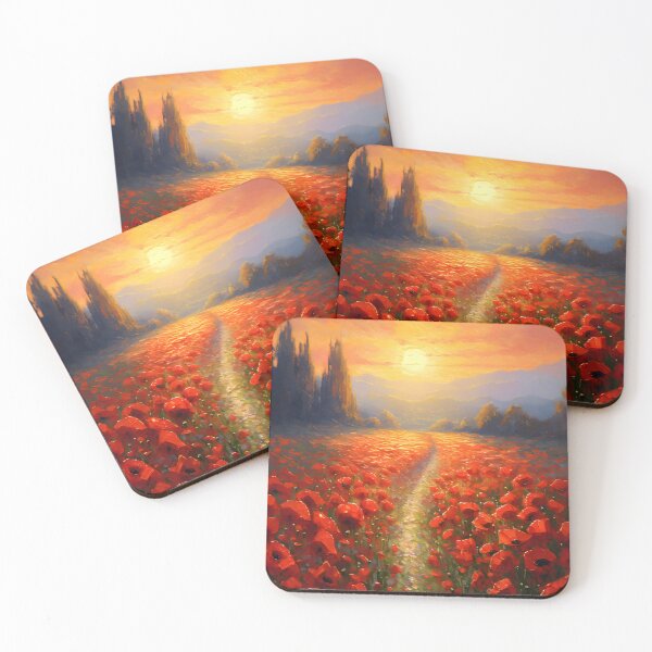 Item preview, Remembrance Day - Poppy Field with Poppy Flowers  designed and sold by farhanhafeez.
