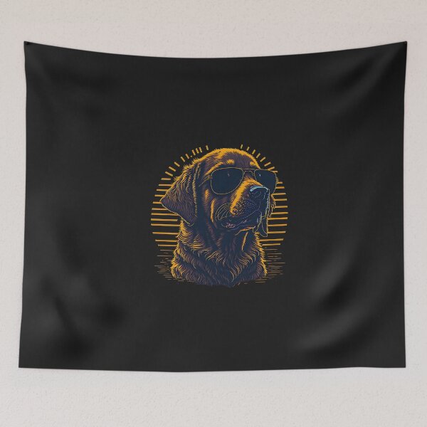 Item preview, golden retriever wearing sunglasses designed and sold by Fatkid11.