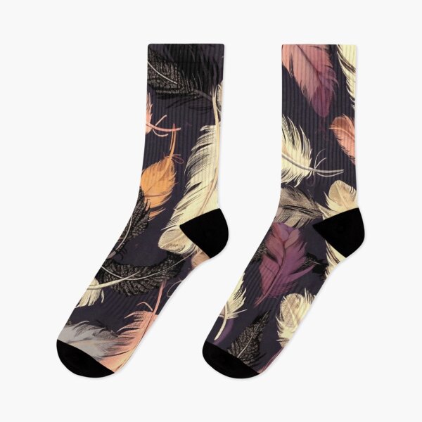 Item preview, Feathers - Lavender, coral, ivory, gold, black 2 designed and sold by Highlandkings.