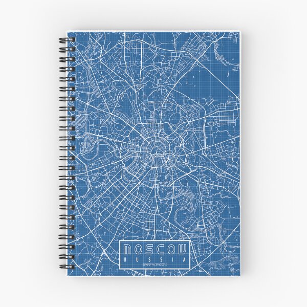 Item preview, Moscow City Map of Russia - Blueprint designed and sold by deMAP.