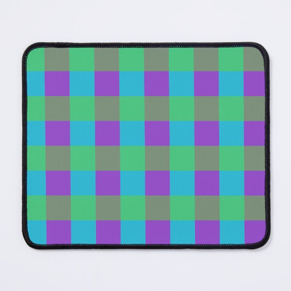 Item preview, Teal, Purple, and Green Gingham Harmony - Plaid Pattern designed and sold by Lubellebubble20.