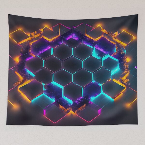Item preview, Neon Light Poly! designed and sold by seunghus.