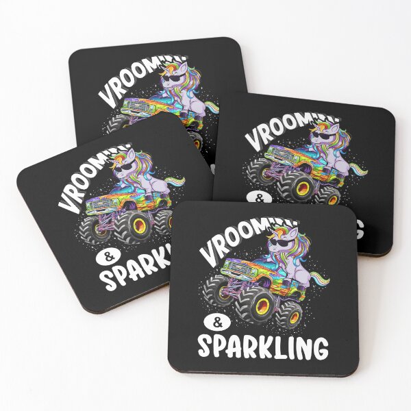 Item preview, Monster Truck Unicorn Vroomin & Sparkling Back To School Boy Girl Kids designed and sold by Designer-Girl.