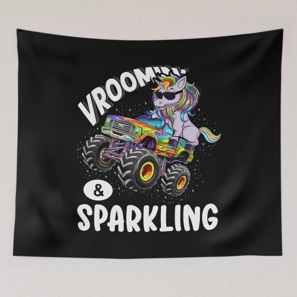 Item preview, Monster Truck Unicorn Vroomin & Sparkling Back To School Boy Girl Kids designed and sold by Designer-Girl.