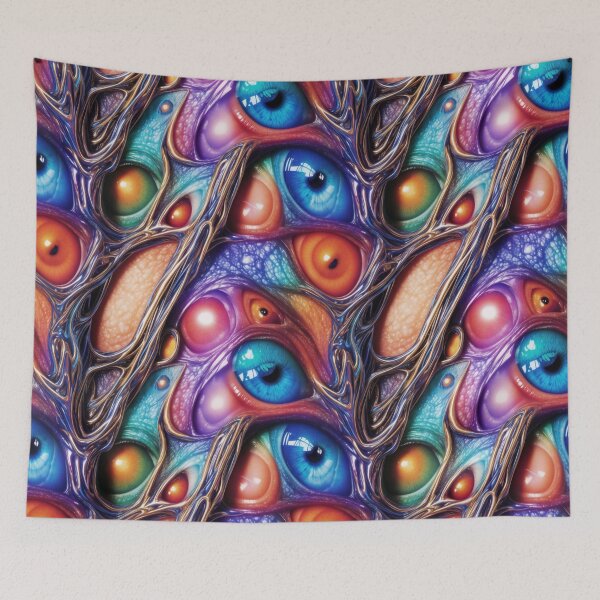 Item preview, Wall of eyes pattern designed and sold by Rothnaric.
