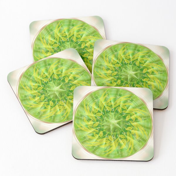 Item preview, Design Mandala Flower Circle Foliage Energy Green Nature Colors designed and sold by WinfinityDesigns.