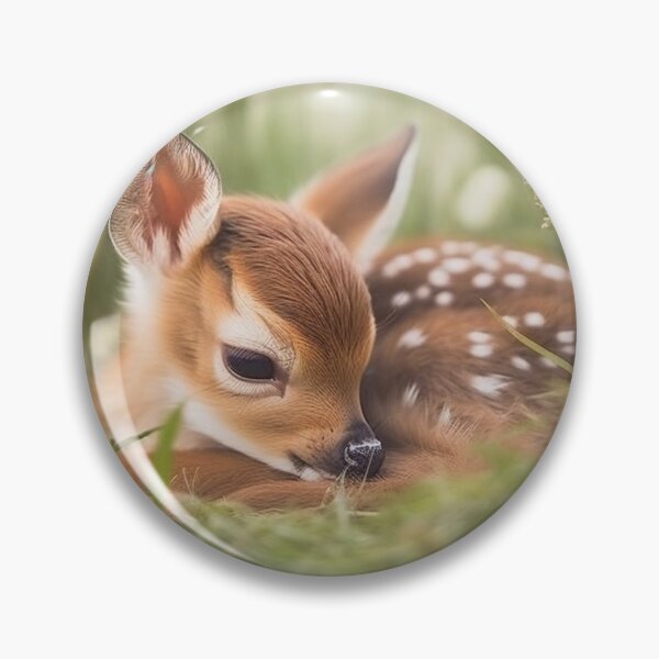 Item preview, Sleeping Deer - Cute Deer - Cute Baby Animals  designed and sold by baby-animal-art.