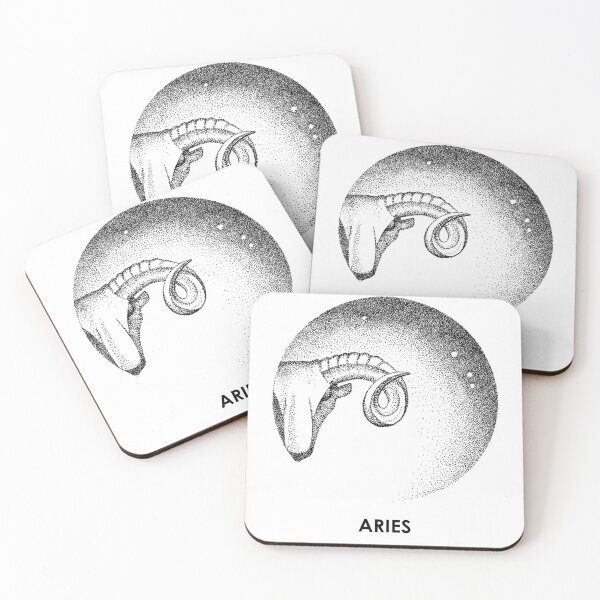 Item preview, Aries dot work art designed and sold by Julianum.